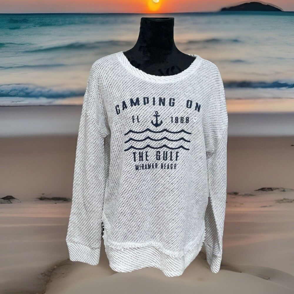 Trade Heritage Women’s Cotton Beach Sweater Size M